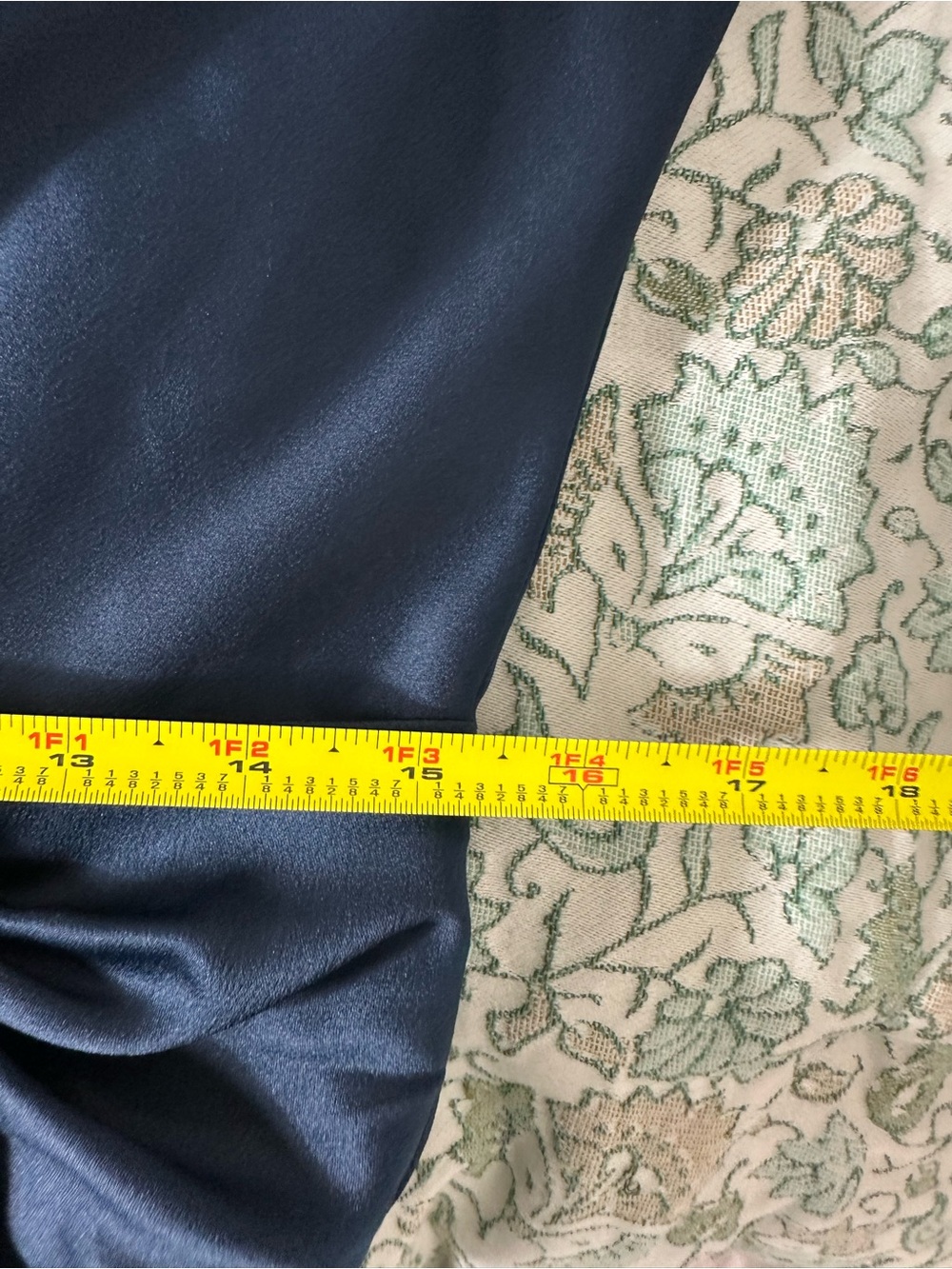 Adrianna Papell Navy Wrap-Front Wide-Leg Jumpsuit - Picture 10 of 16